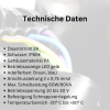 DT06-2S Buchse 2 polig mit angespritztem 5 m PUR Kabel 2x0,75 mm² LED+Diode vorkonfektionierte Leitung 922160