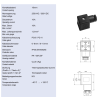 Ventilstecker 3 polig GDA3090S61 Bauform A Ventilsteckverbinder PG9 Stecker 2-polig+PE schwarz 700286