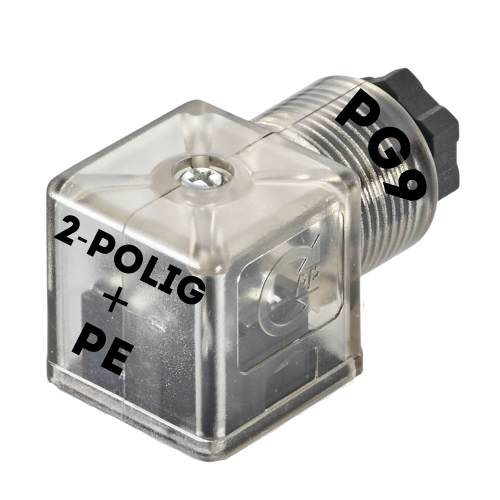 Ventilplugg GDA3YV90T21,Bf.A, 24V AC/DC, LED