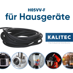 Kalitec H05VV-F 4G2,5mm² PVC Schlauchleitung schwarz