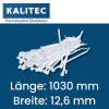 Kalitec Kabelbinder 1030x12,6 Natur 100er Set