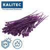 Kalitec Kabelbinder 200x2,5 Lila 100er Set