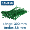 Kalitec buntebånd 300x3,6 grønt sett med 100 stk