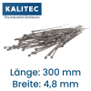 Legături de cablu Kalitec 300x4,8 gri set de 100
