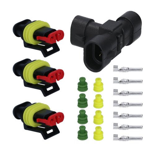 Kalitec KALI-0100 Superseal 1.5mm2 T veida savienotāju komplekts ar spraudni