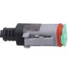 Tysk Y-fordeler 2-polet 923105 Dobbelt DT04-2P til 2x DT06-2S med 0,5 m dobbelt kabeludtag 2 x 0,75 mm²