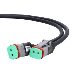 Nemecký Y-rozdeľovač 2-pólový 923106 Dvojitý DT04-2P až 2x DT06-2S s 1 m dvojitým vývodom kábla 2 x 0,75 mm²