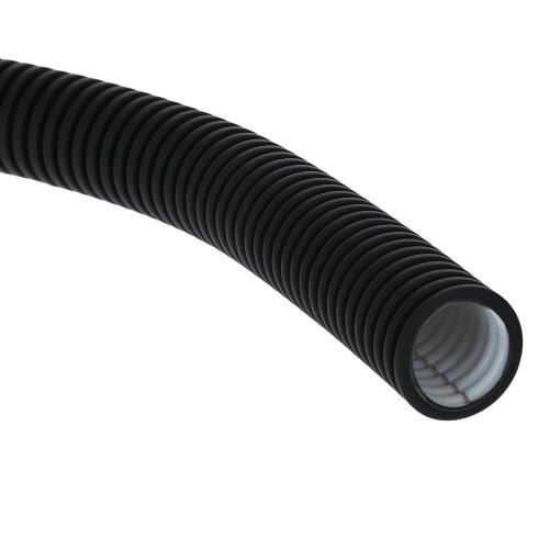 10m Kalitec Elektrowellrohr, 320 N, flammwidrig, NW 20, schwarz