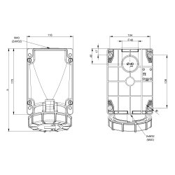PCE 135-6 Presa CEE da muro 63A 5p 6h IP67 POWER TWIST