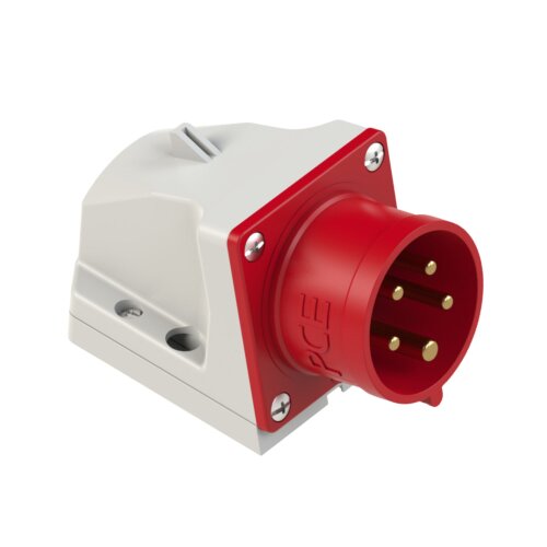 PCE 515-6 CEE wall device plug 16A 5p 6h IP44
