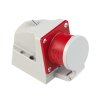 PCE 515-6d CEE wall device plug 16A 5p 6h IP44 with cover