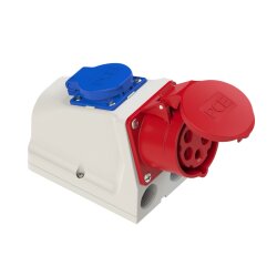 PCE 9215-6 CEE duvar prizi + SSD COMBO 16A 5p 6h IP44