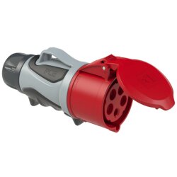 Kopling PCE 2253-6tt CEE 32A 5p 6h IP54 GRIP TT