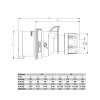 PCE 025-6tt CEE-kontakt 32A 5p 6h IP44/IP54 TT SHARK