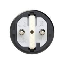 PCE 0511-sr Taurus2 gumová zástrčka nat IP54 (čierna/červená)