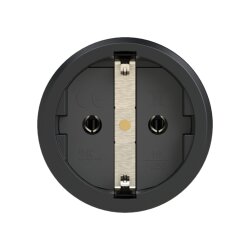 PCE 2520-sr Taurus2 cietās gumijas savienojums, nat IP20 (melns/sarkans)