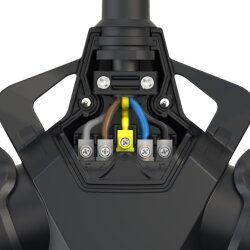 PCE 253711-sr5 3cestná spojka Taurus2 gumová s krycím páskem nat 5p IP54 červená