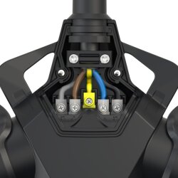 PCE 253722-sr5 3 virzienu savienojums Taurus2 cieta gumija ar eņģēm pārsegu nat 5p IP54 sarkans