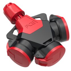 PCE 253822-sr5 3-Wegekupplung TopTaurus2 Vollgummi mit...