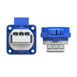 PCE 105-0b Schutzkontakt-Anbausteckdose 50x50 nat IP54...