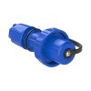PCE 20051-b Schutzkontaktstecker mit Schutzkappe IP66/68 (blau)