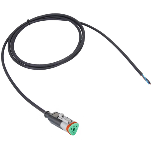 Deutsch 922166 Buchsengehäuse 3-polig DT06-3S mit angespritztem 2 m PUR-Kabel 3 x 1,5 mm²