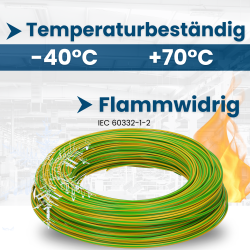 Kalitec H07V-U 2,5 mm² grün-gelb 100m Karton