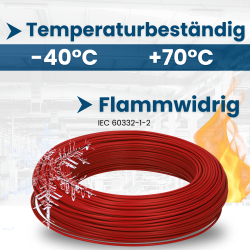 Kalitec H07V-U 2,5 mm² rot 100m Karton