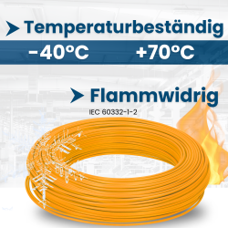 Kalitec H07V-U 2,5 mm² orange 100m Karton