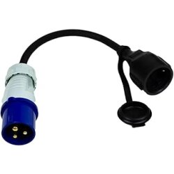 CEE-Adapterkabel 3-polig 30cm H07RN-F 3G2,5 CEE-Stecker...