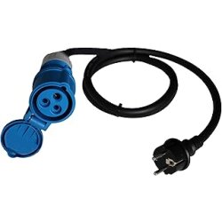 CEE-Adapterkabel 3-polig 30cm H07RN-F 3G2,5 CEE-Kupplung...