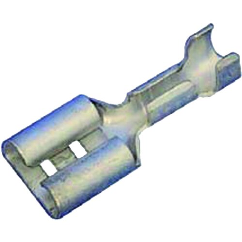 Kalitec Flachsteckhülse DIN 46340, mit Rastzunge 0,5-1mm² 6,3mm x 0,8mm Messing, galvanisch verzinnt