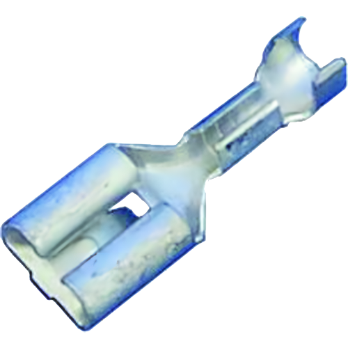 Kalitec Flachsteckhülse DIN 46340, mit Rastzunge 4-6mm² 6,3mm x 0,8mm Messing, galvanisch verzinnt