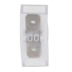 Kalitec Flachsteck Kupplung isoliert 1-polig 6,3 mm x 0,8 mm, weich-PVC, Messing, verzinnt
