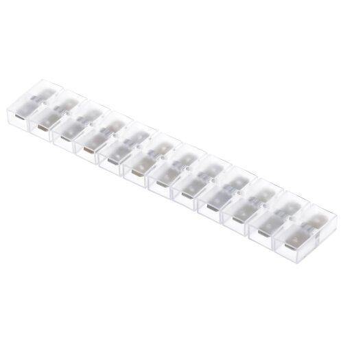 Kalitec Flachsteck Kupplung isoliert 12-polig 6,3 mm x 0,8 mm, weich-PVC, Messing, verzinnt