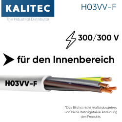Kalitec H03VV-F 4G0,75mm² PVC Schlauchleitung...
