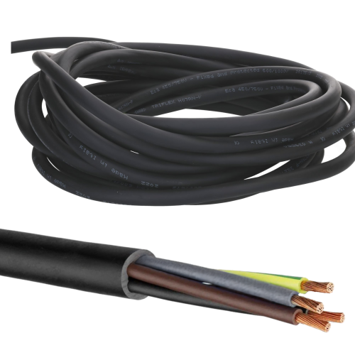 Kalitec H03VV-F 4G0,75mm² PVC Schlauchleitung schwarz