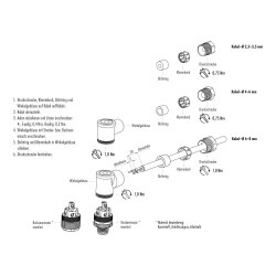 binder 99-0429-27-04 M12 Winkelstecker 3-polig, Schraubklemme, ungeschirmt, IP67, 4,0–6,0 mm