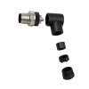 binder 99-0429-27-04 M12 Winkelstecker 3-polig, Schraubklemme, ungeschirmt, IP67, 4,0–6,0 mm