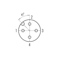 binder 99-0436-12-05 M12 Kabeldose 5-polig, Schraubklemme, ungeschirmt, PG 9, IP67, 6,0–8,0 mm