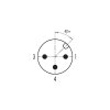 binder 99-0437-24-05 M12 Winkelstecker 5-polig, Schraubklemme, ungeschirmt, IP67, 4,0–6,0 mm