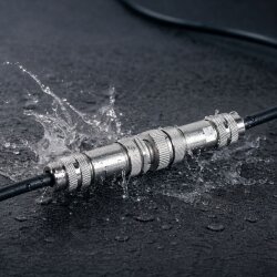 binder 99-1437-812-05 M12 Kabelstecker 5-polig, schirmbar, Schraubklemme, IP67, 6,0–8,0 mm