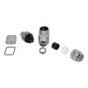 binder 99-1429-822-04 M12 Winkelstecker 4-polig, schirmbar, Schraubklemme, IP67, 6,0–8,0 mm