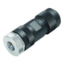 binder 99-0640-29-05 M12 L Kabeldose 4+FE, Schraubklemme,...