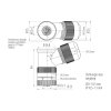 binder 99-0640-370-05 M12 L Winkeldose 4+FE, Schraubklemme, ungeschirmt, IP67, 8,0–13,0 mm