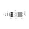 binder 99-1437-914-05 M12 Kabelstecker 5-polig, schirmbar, Schraubklemme, IP67, 8,0–10,0 mm