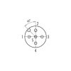 binder 99-1486-914-08 M12 Kabeldose 8-polig, schirmbar, Schraubklemme, IP67, 8,0–10,0 mm
