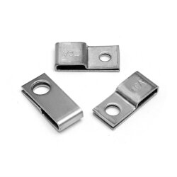 Kalitec Kabelbinder Schraubsockel aus Edelstahl 23x10mm...