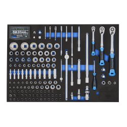 SW-Stahl TT801 Profi-Werkstattwagen , schwarz, bestückt, 341-teilig Sommeredition
