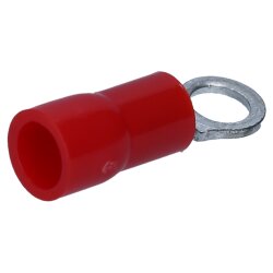 Oczkowa końcówka kablowa Cembre RF-M3.5 izolowana M3.5 czerwona